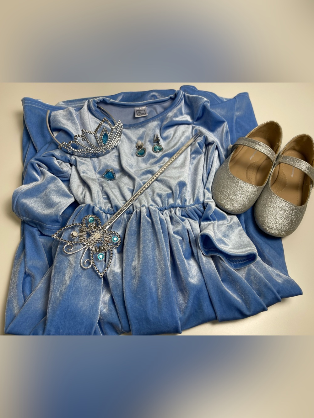 Cinderella Dress-Up Costume with Tiara & Wand - Kids 10 fits like